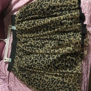 Torrid Animal Print Skirt